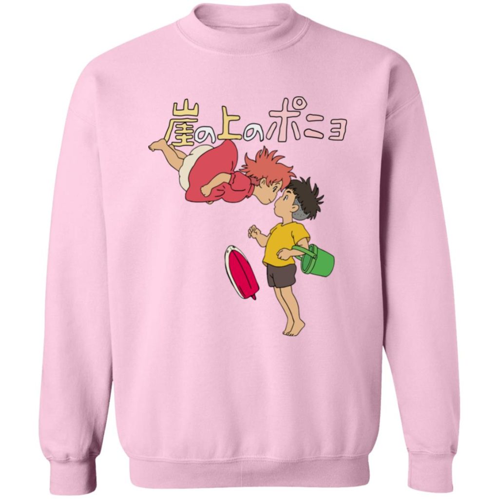 Studio Ghibli Ponyo on the Cliff by the Sea Sweatshirt - Image 10
