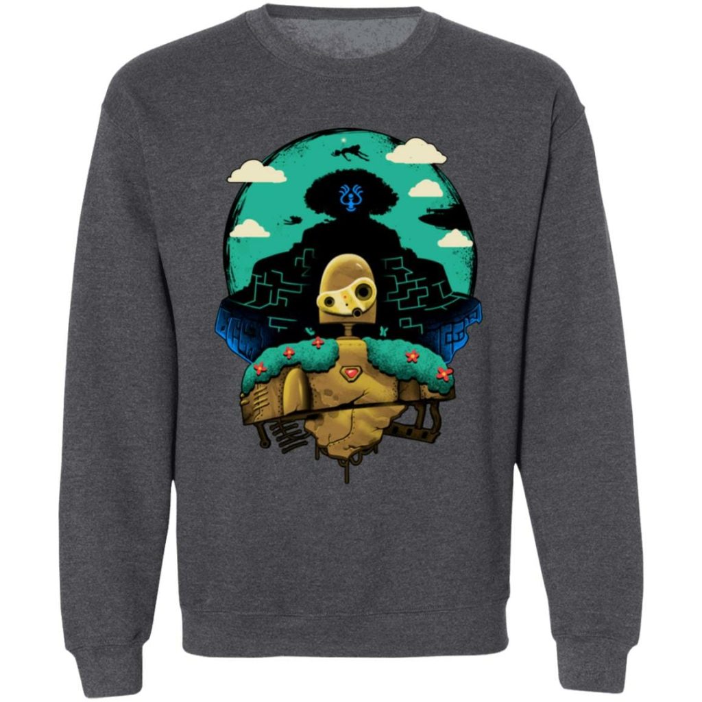 Studio Ghibli Laputa Castle in The Sky and Warrior Robot Sweatshirt - Image 8