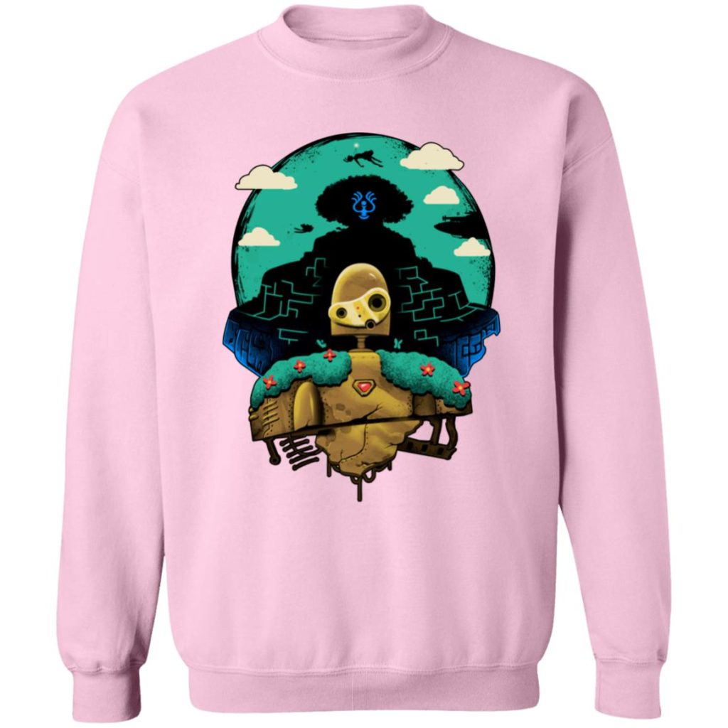 Studio Ghibli Laputa Castle in The Sky and Warrior Robot Sweatshirt - Image 10
