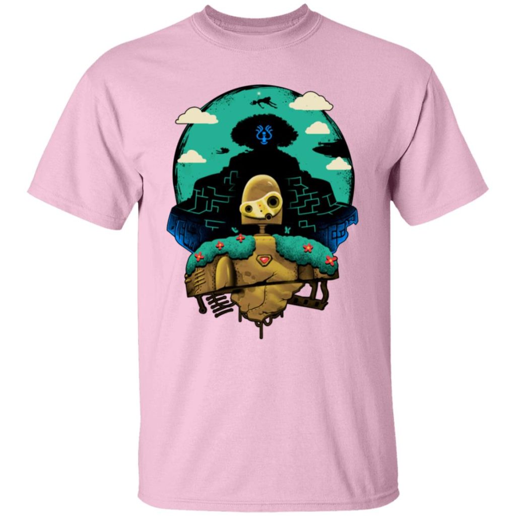 Studio Ghibli Laputa Castle in The Sky and Warrior Robot T-shirt - Image 5
