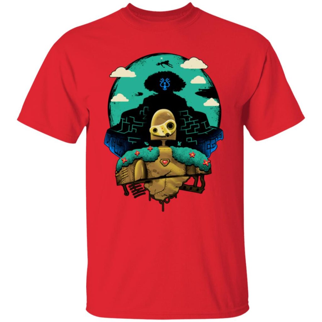 Studio Ghibli Laputa Castle in The Sky and Warrior Robot T-shirt - Image 8