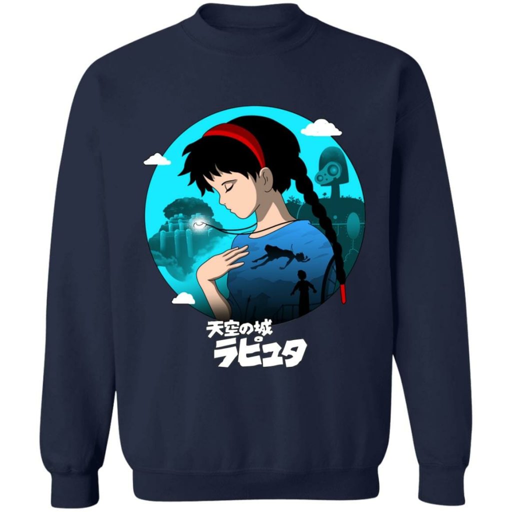 Studio Ghibli Laputa Castle in The Sky Sweatshirt - Image 6