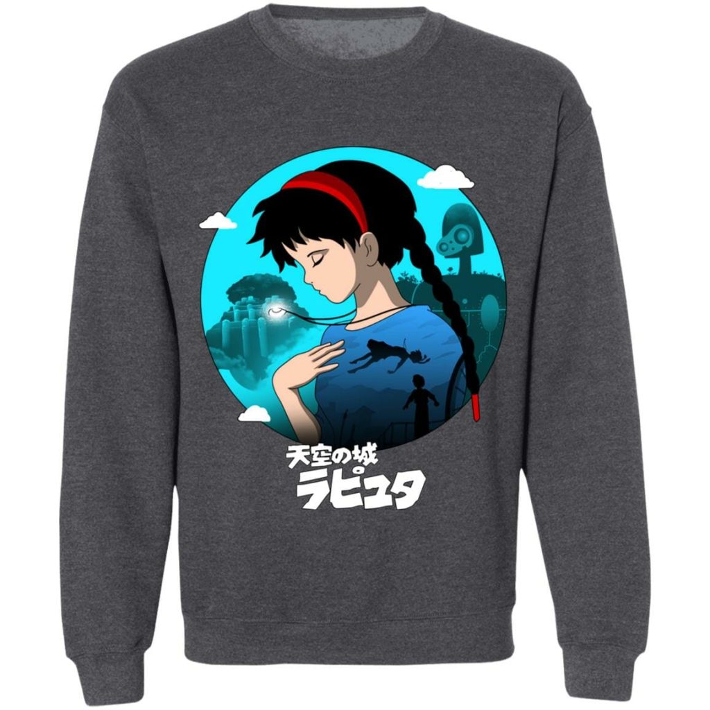 Studio Ghibli Laputa Castle in The Sky Sweatshirt - Image 8