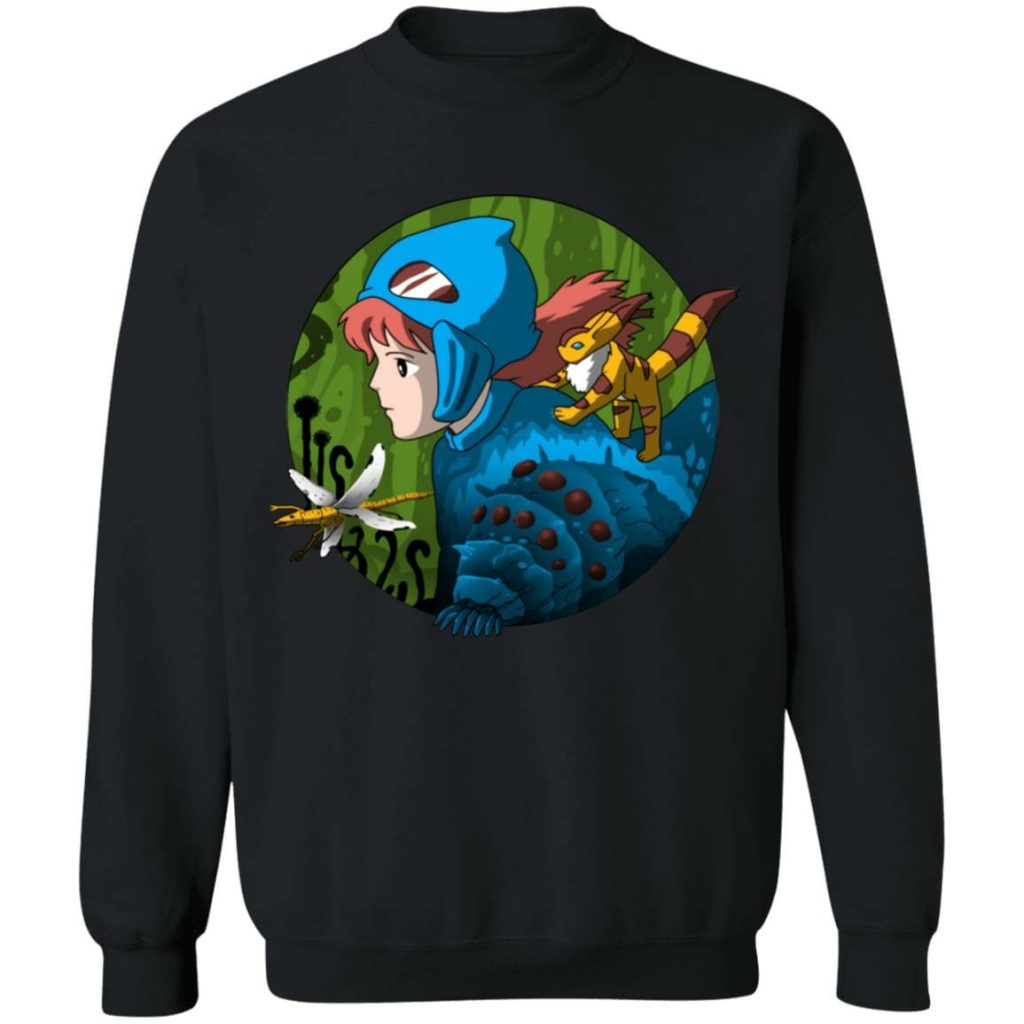 Studio Ghibli Nausicaa of the Valley Of The Wind Sweatshirt - Image 4