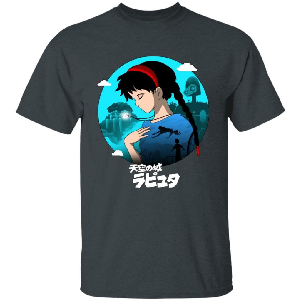 Studio Ghibli Laputa Castle in The Sky T-shirt - Image 5