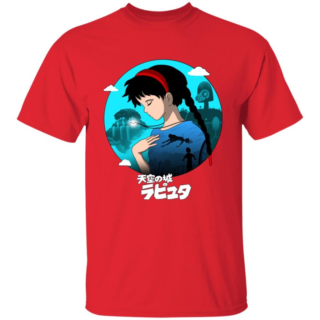Studio Ghibli Laputa Castle in The Sky T-shirt - Image 9