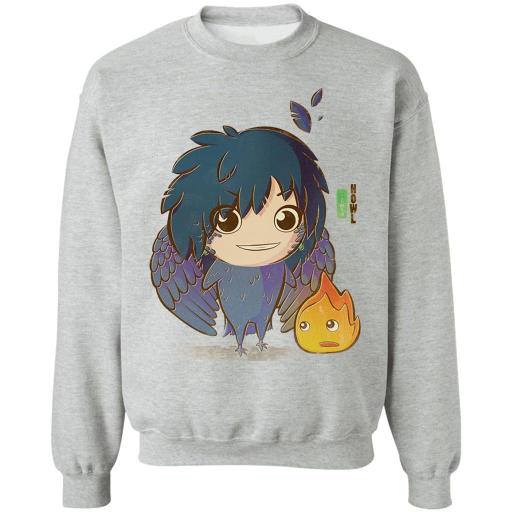Studio Ghibli Howl's Moving Castle Howl Chibi Sweatshirt