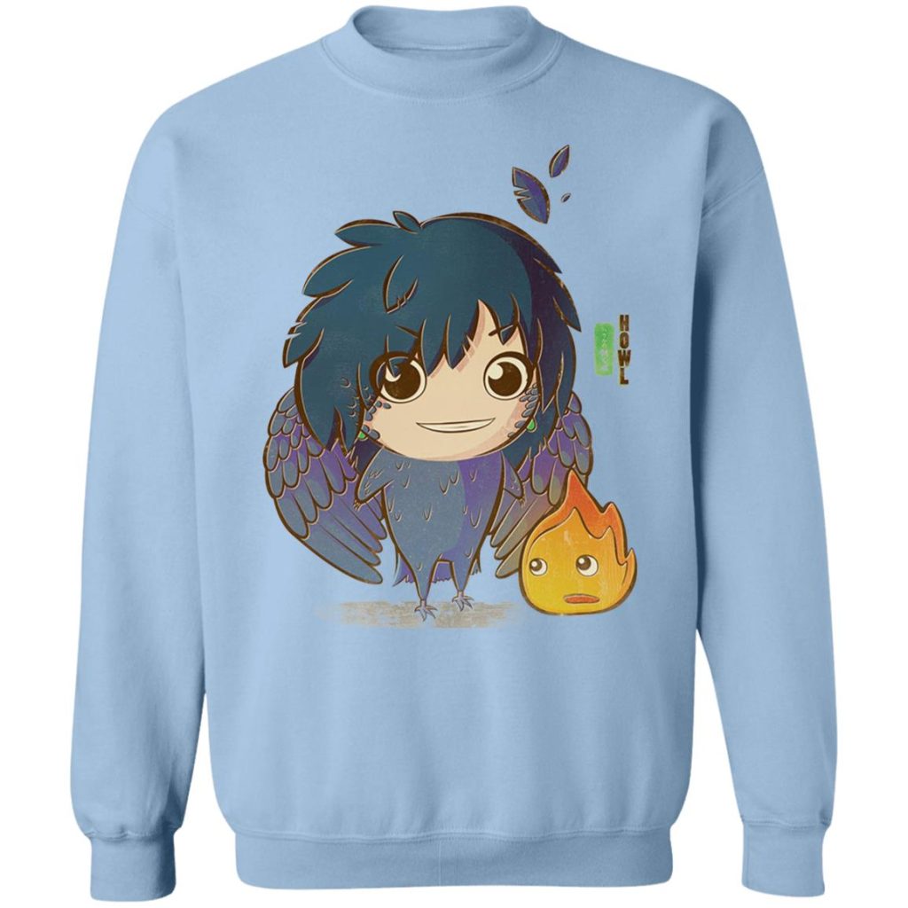 Studio Ghibli Howl's Moving Castle Howl Chibi Sweatshirt - Image 9