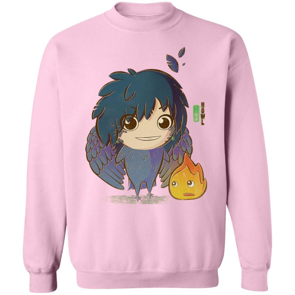 Studio Ghibli Howl's Moving Castle Howl Chibi Sweatshirt - Image 10