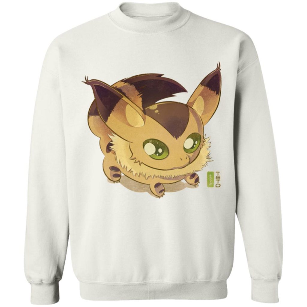 Studio Ghibli Nausicaa of the Valley Of The Wind Teto Chibi Sweatshirt - Image 2
