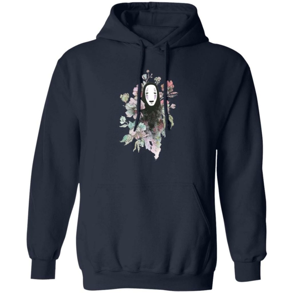 Spirited Away No Face Flowers Hoodie - Image 5