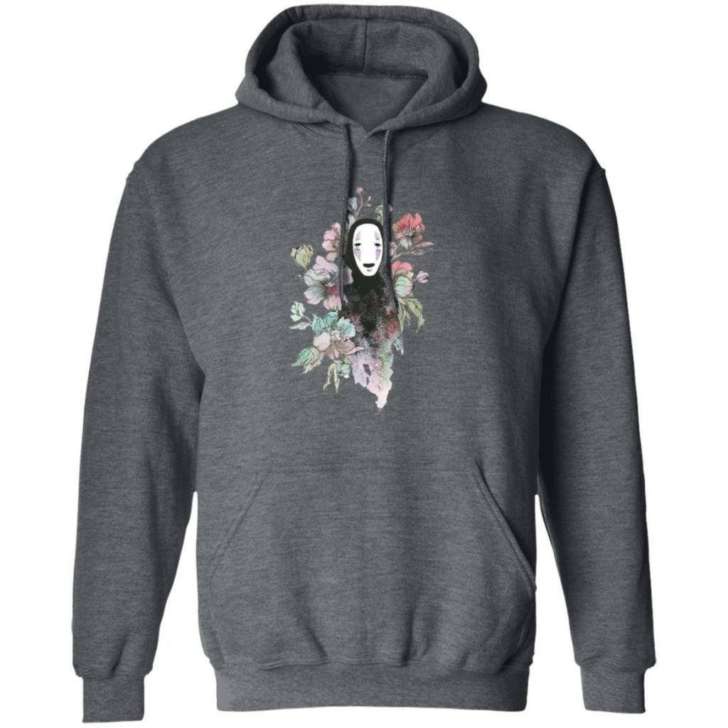 Spirited Away No Face Flowers Hoodie - Image 6