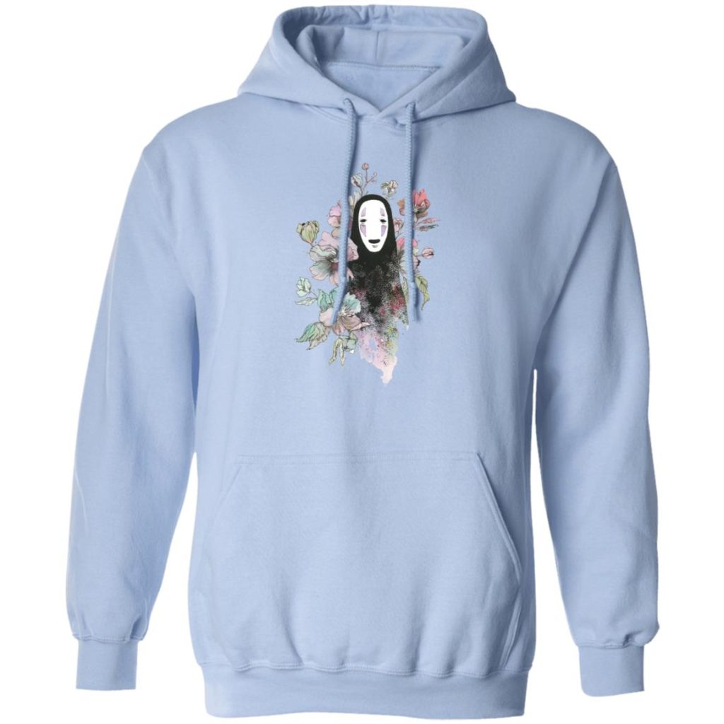 Spirited Away No Face Flowers Hoodie - Image 7
