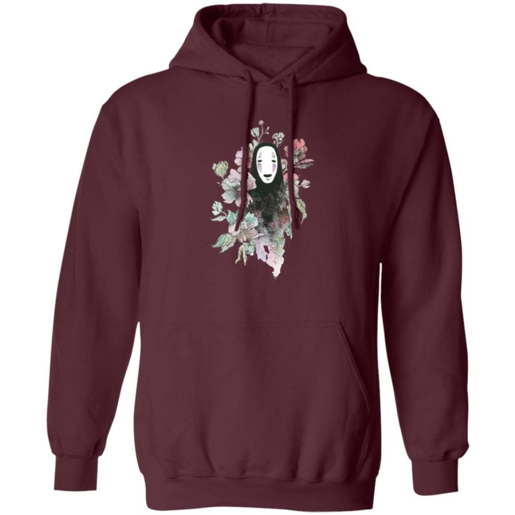 Spirited Away No Face Flowers Hoodie - Image 9