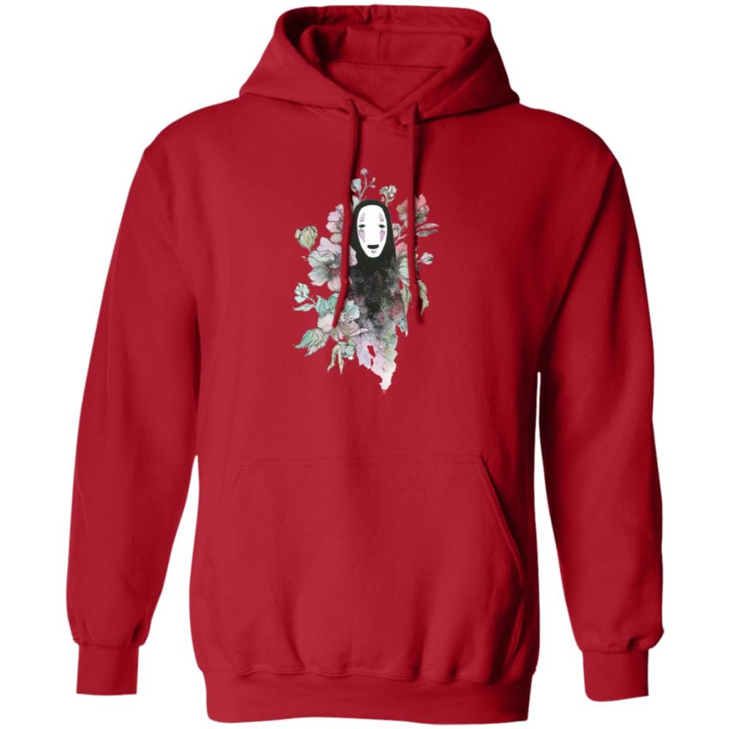 Spirited Away No Face Flowers Hoodie - Image 10
