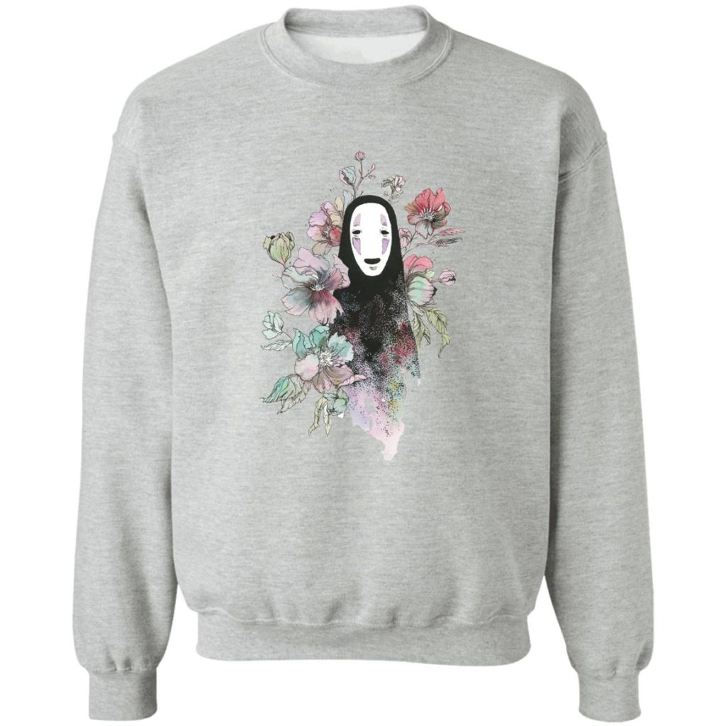 Studio Ghibli Spirited Away Kaonashi by the Flowers Sweatshirt