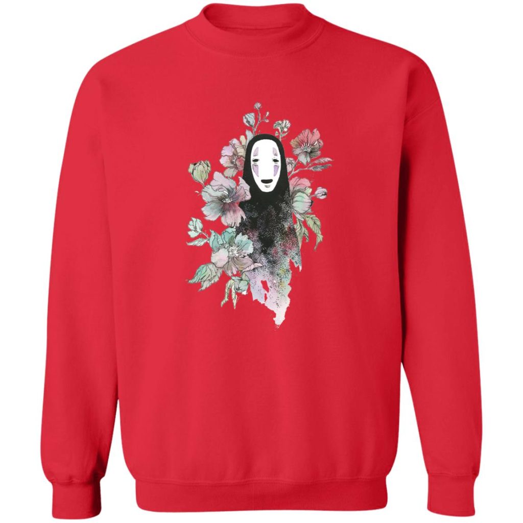 Studio Ghibli Spirited Away Kaonashi by the Flowers Sweatshirt - Image 7