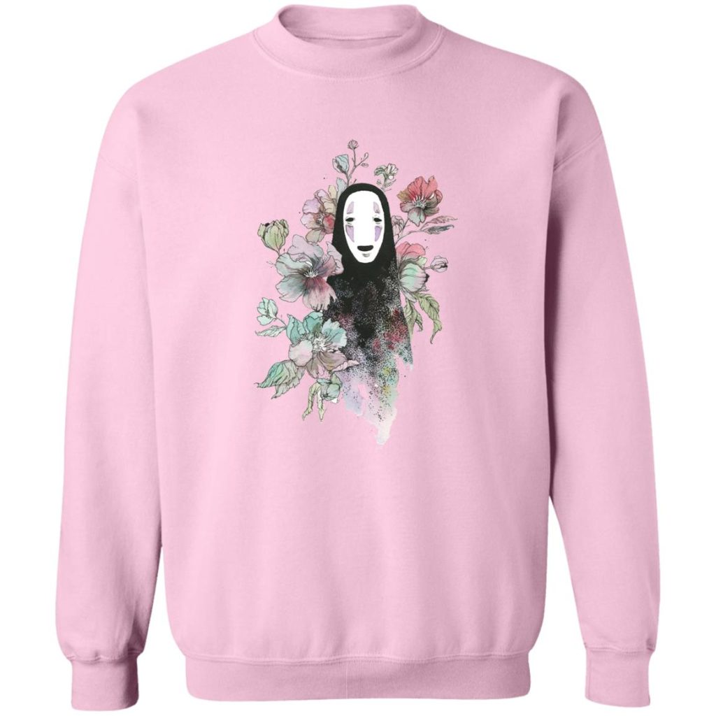 Studio Ghibli Spirited Away Kaonashi by the Flowers Sweatshirt - Image 10