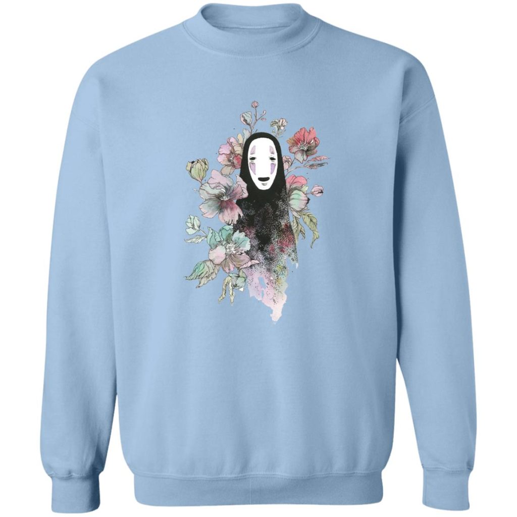 Studio Ghibli Spirited Away Kaonashi by the Flowers Sweatshirt - Image 9