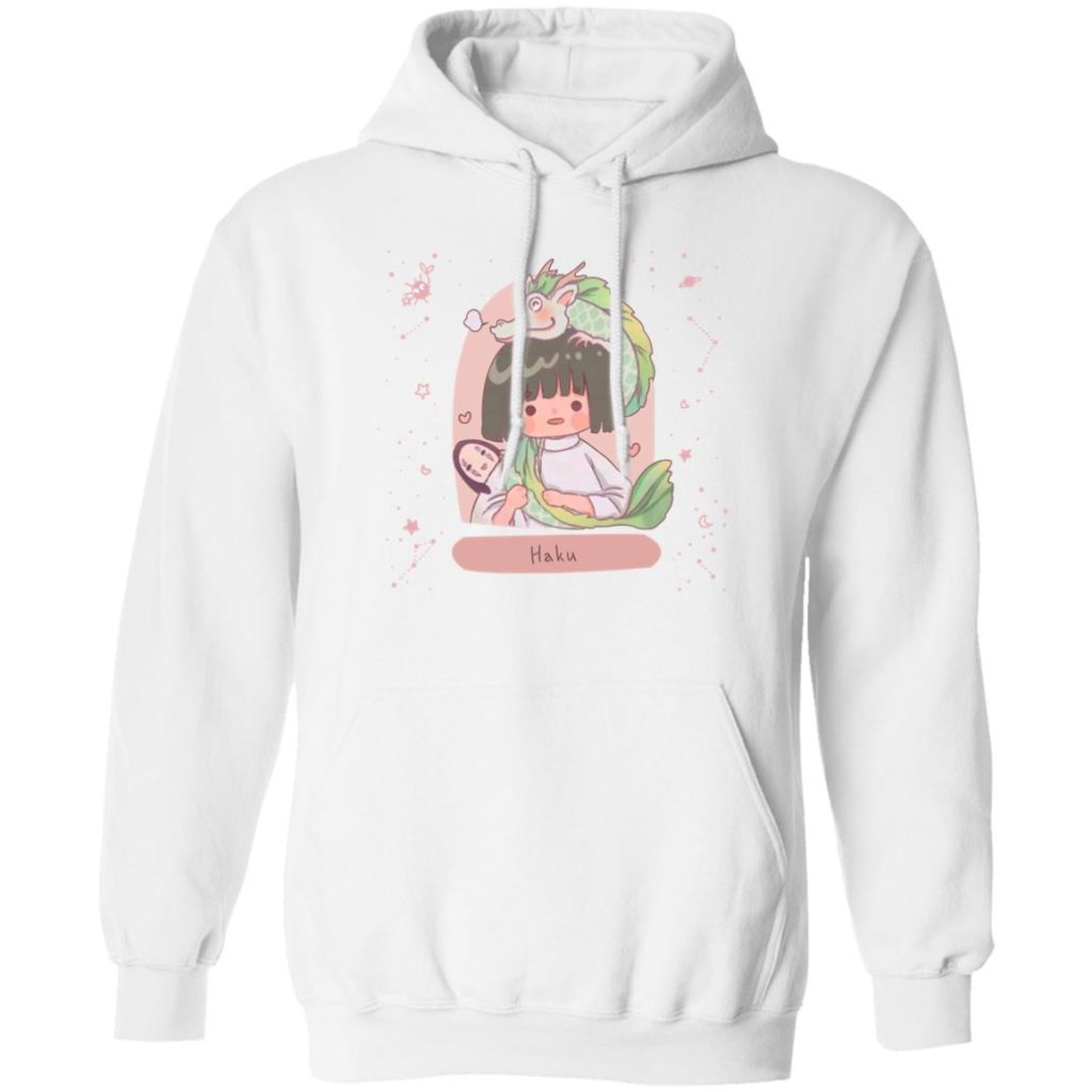 Spirited Away Haku Fanart Hoodie - Image 2