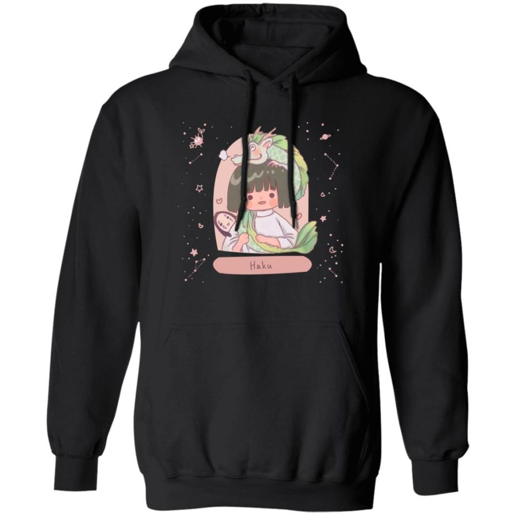 Spirited Away Haku Fanart Hoodie - Image 4