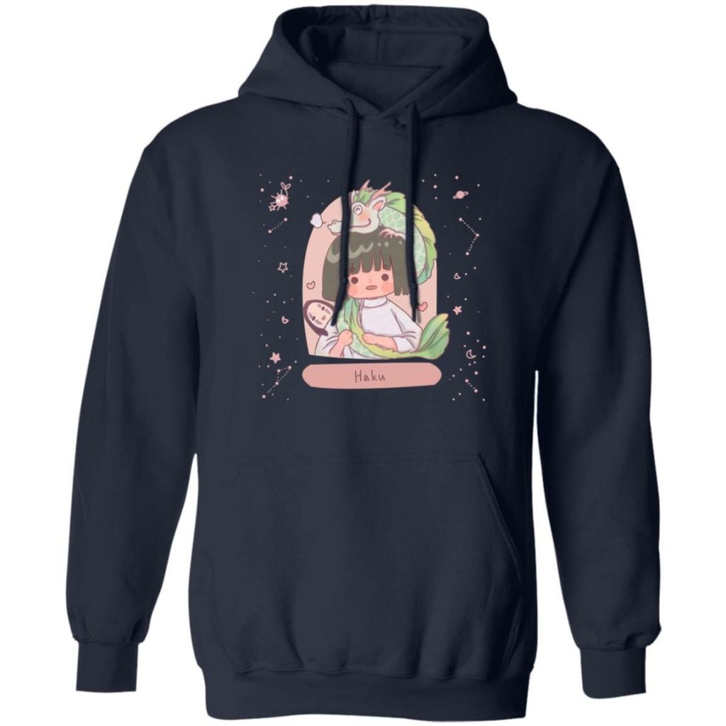 Spirited Away Haku Fanart Hoodie - Image 5
