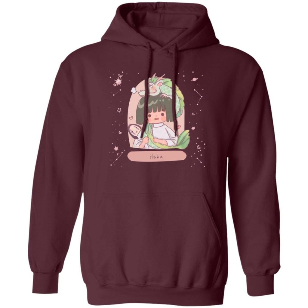 Spirited Away Haku Fanart Hoodie - Image 9