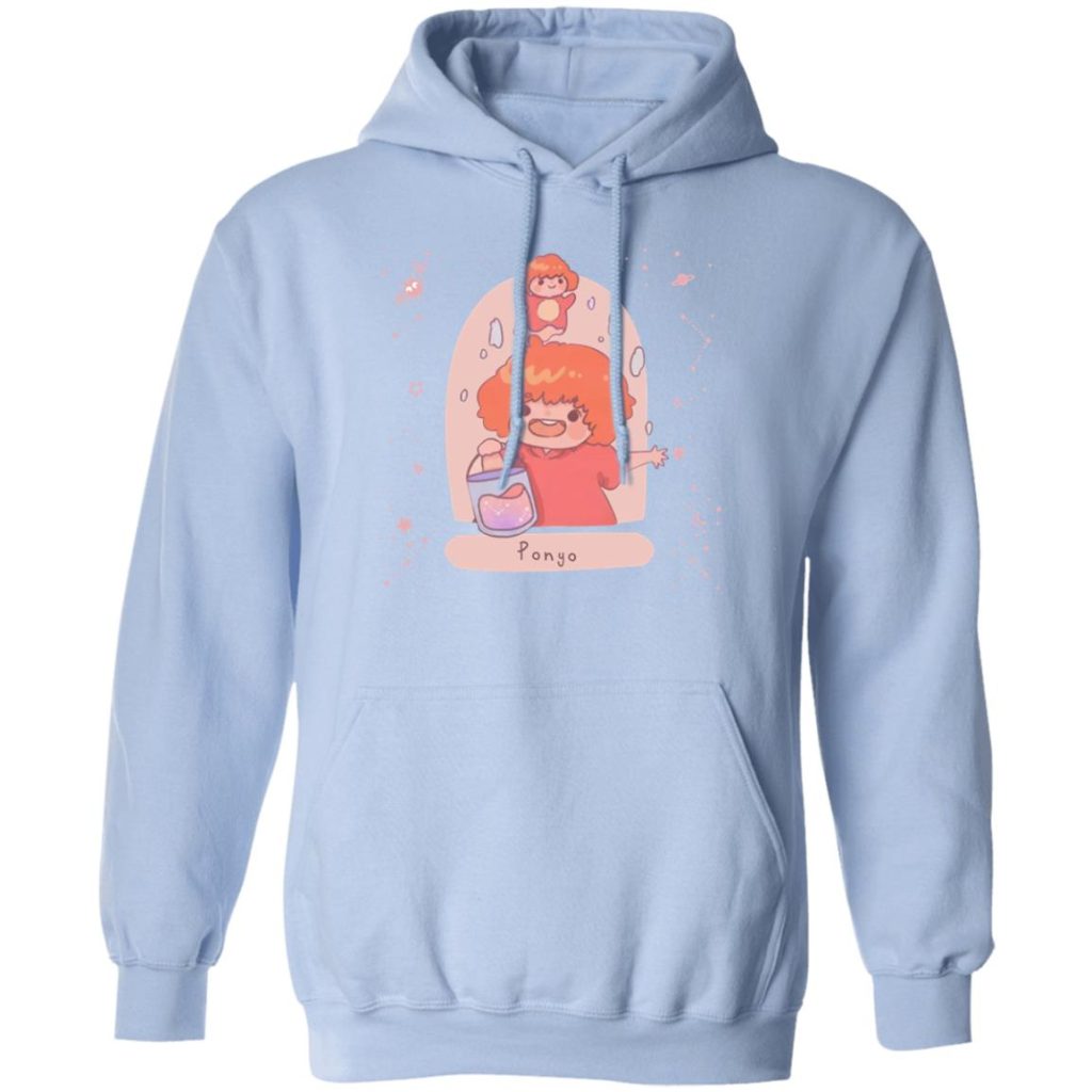 Ponyo on the Cliff by The Sea Hoodie - Image 7