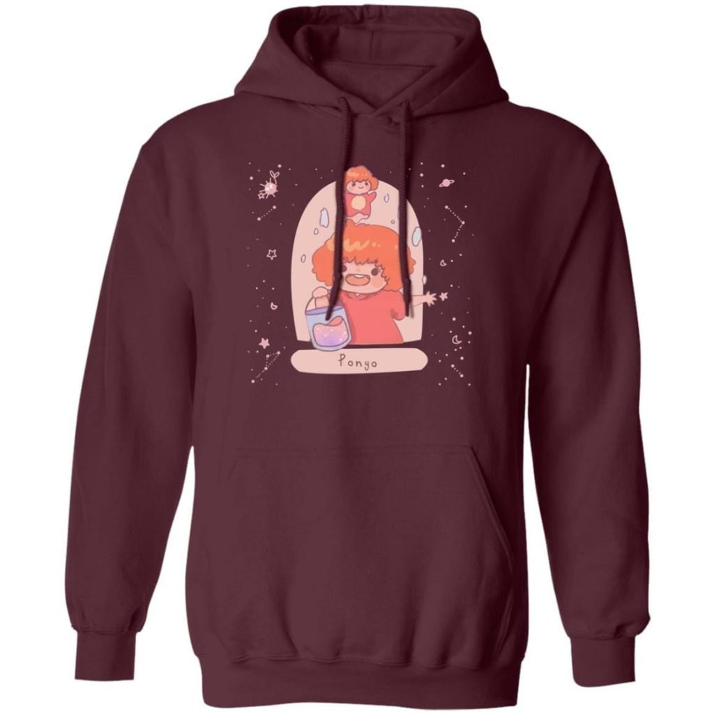 Ponyo on the Cliff by The Sea Hoodie - Image 9