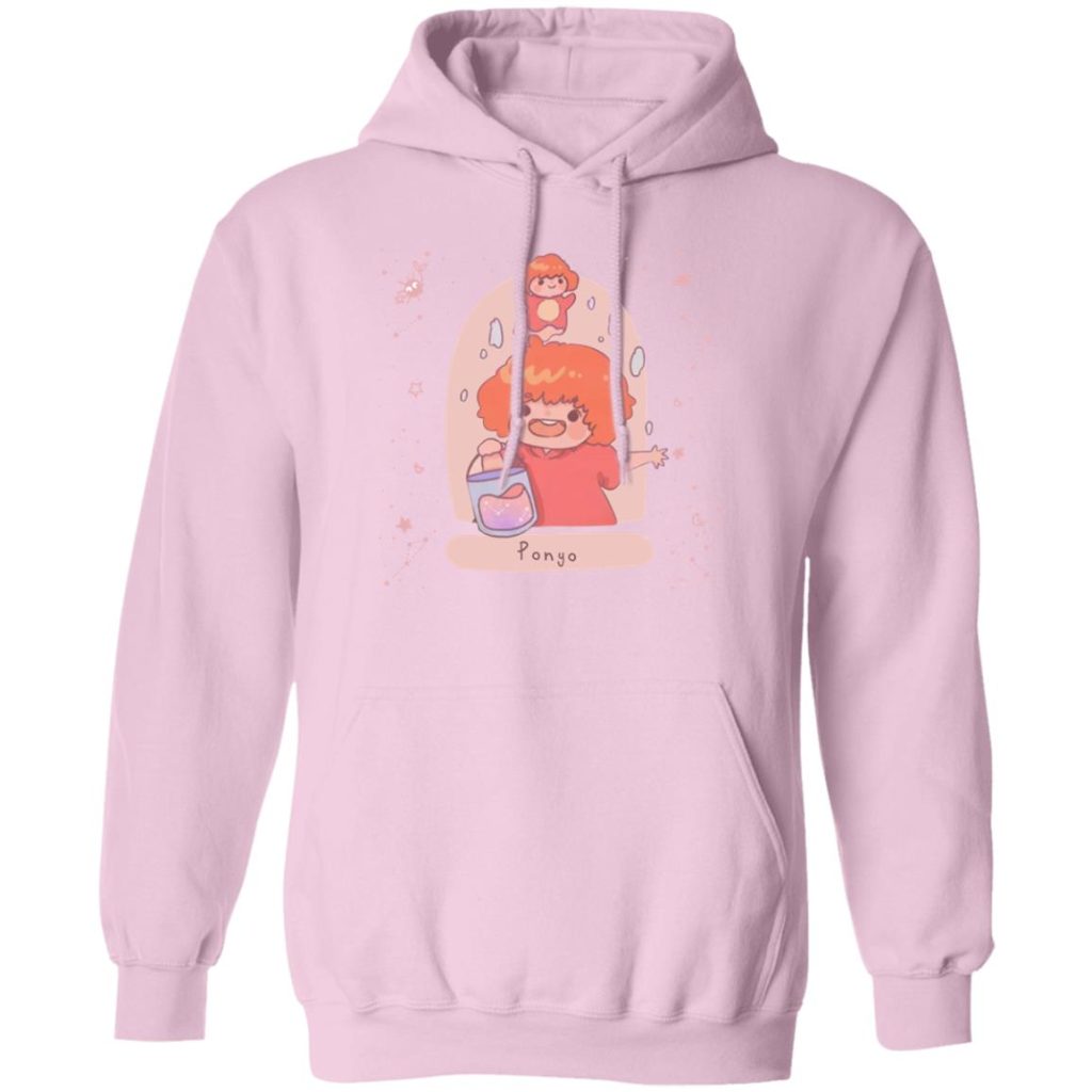 Ponyo on the Cliff by The Sea Hoodie - Image 8