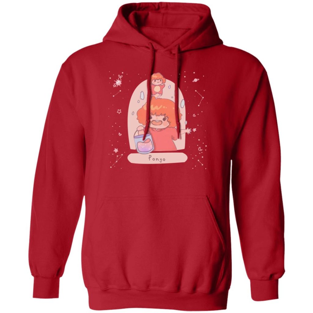 Ponyo on the Cliff by The Sea Hoodie - Image 10