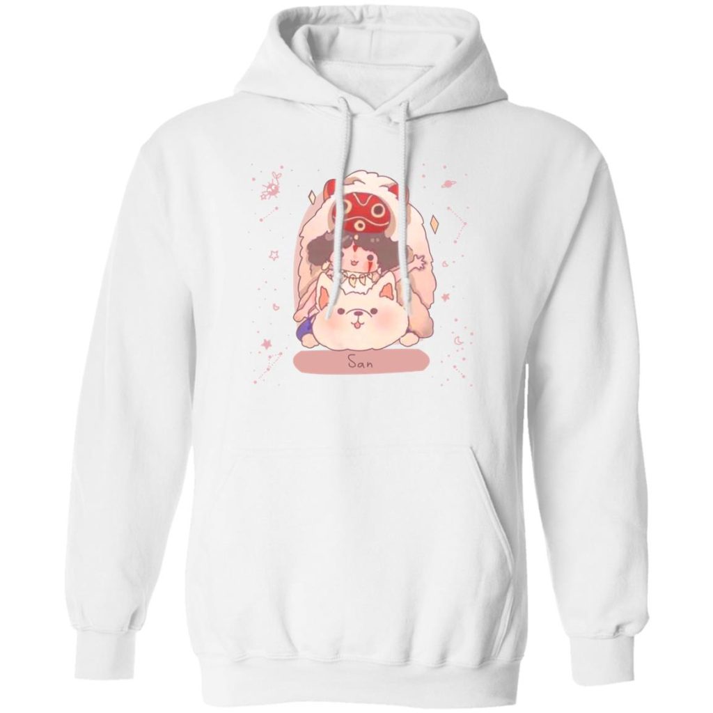 Mononoke Princess San Fanart Hoodie - Image 2