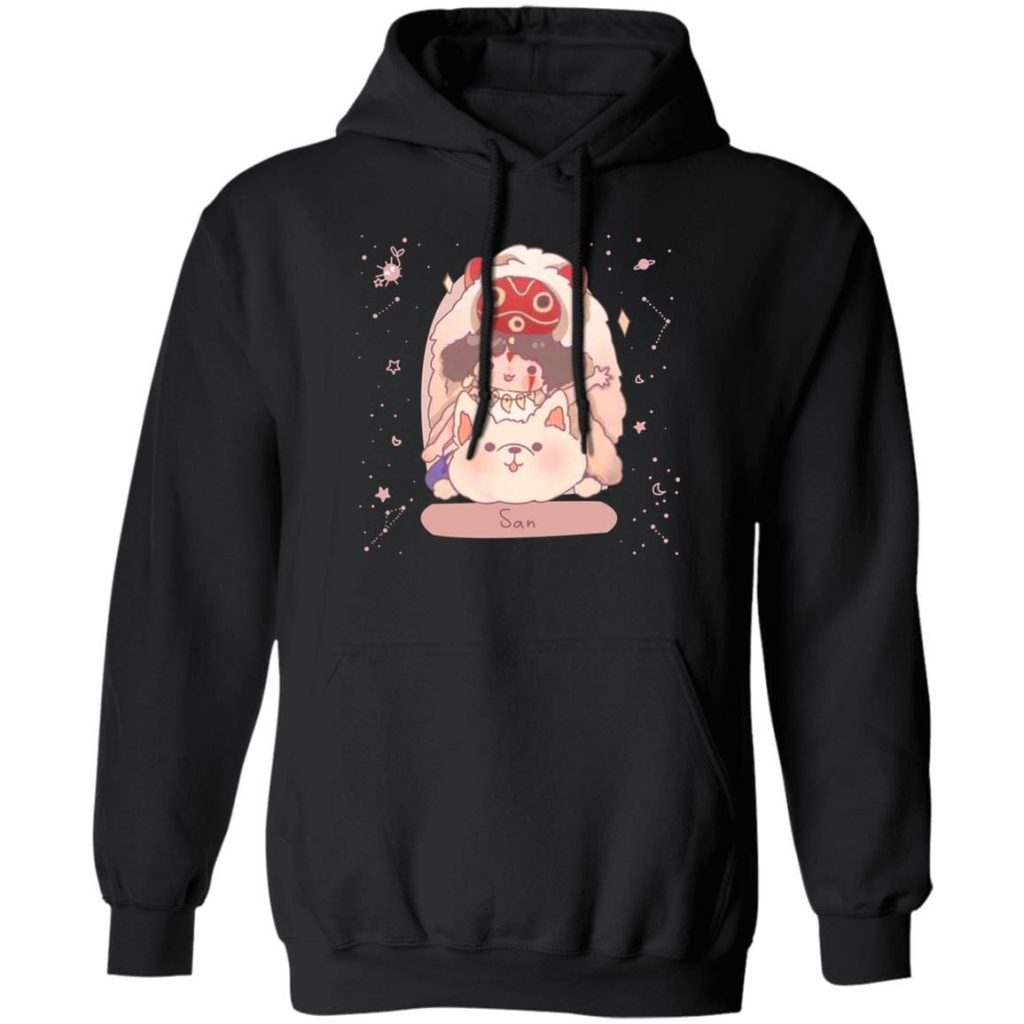 Mononoke Princess San Fanart Hoodie - Image 4