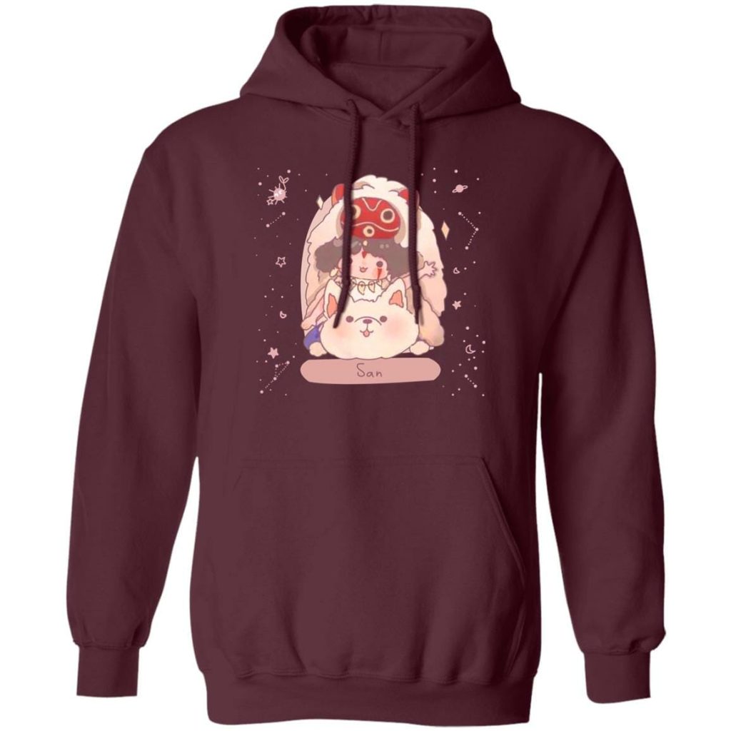 Mononoke Princess San Fanart Hoodie - Image 9