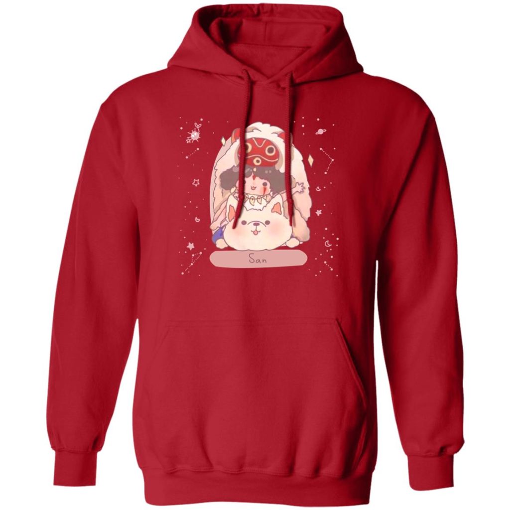 Mononoke Princess San Fanart Hoodie - Image 10
