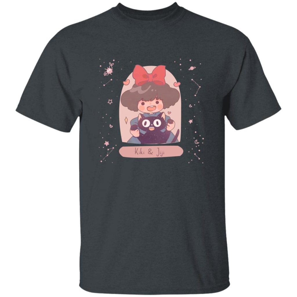 Studio Ghibli Kiki and Jiji cute Fanart T-shirt - Image 5