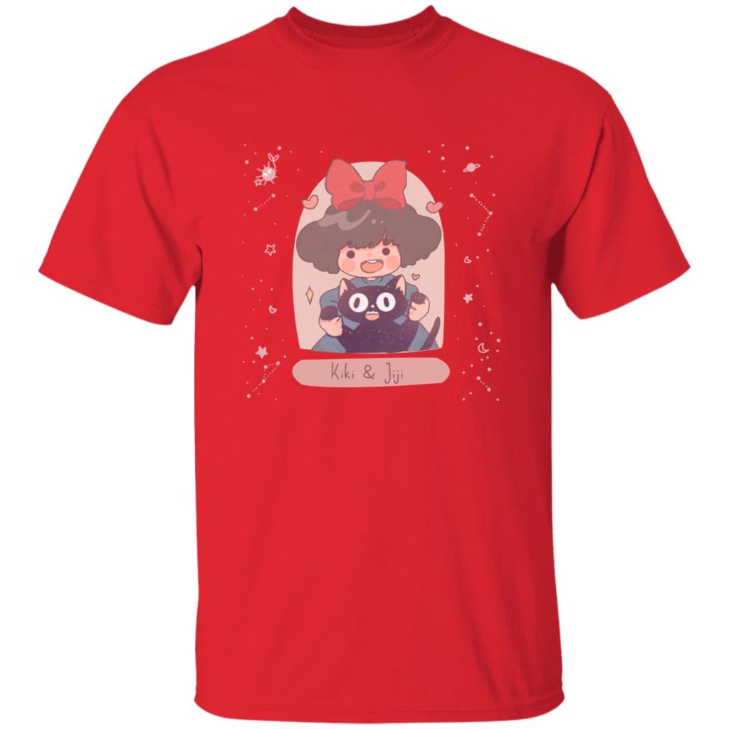 Studio Ghibli Kiki and Jiji cute Fanart T-shirt - Image 9