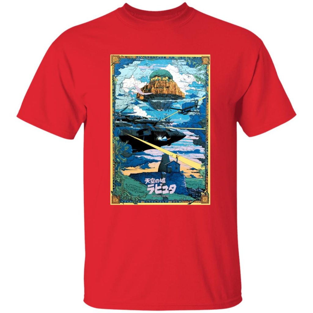 Studio Ghibli Laputa Castle In The Sky - War T-shirt - Image 9