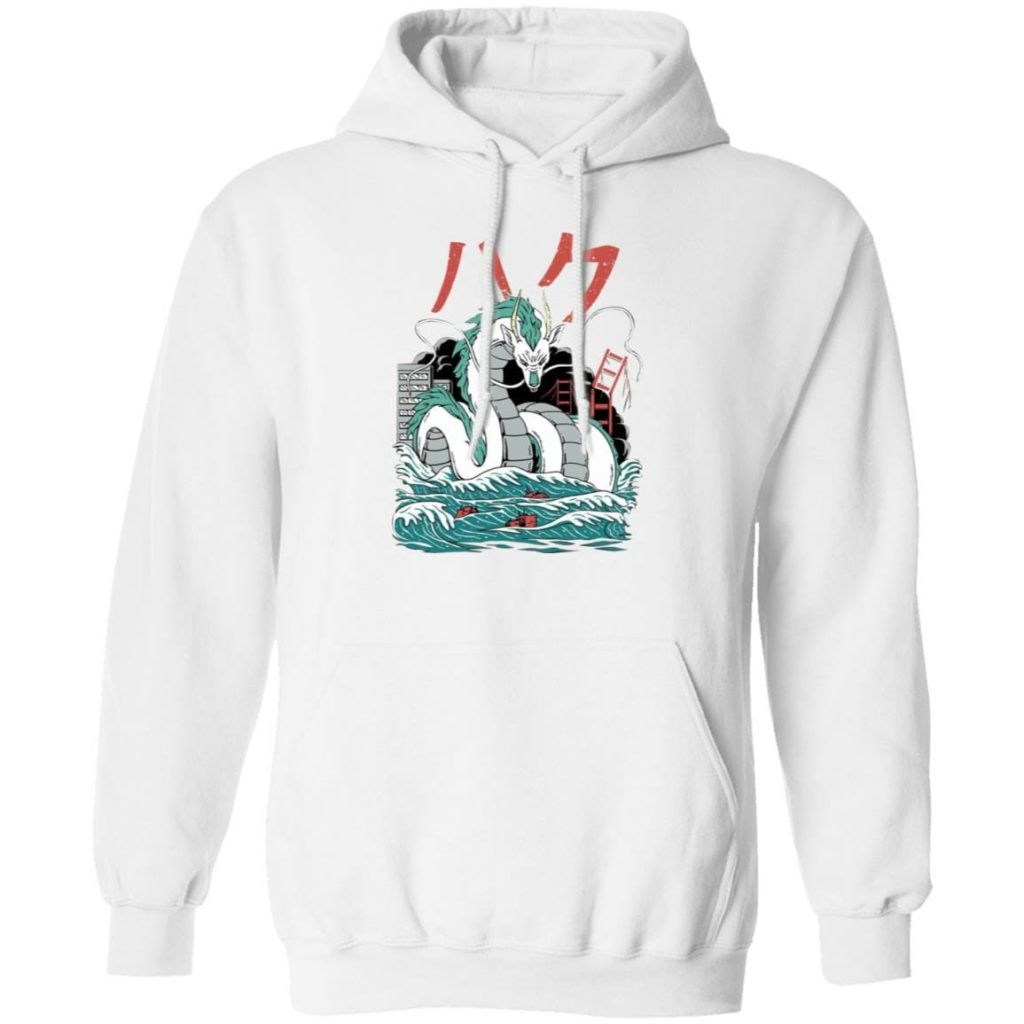 Spirited Away Haku Dragon Harajuku Style Hoodie - Image 2