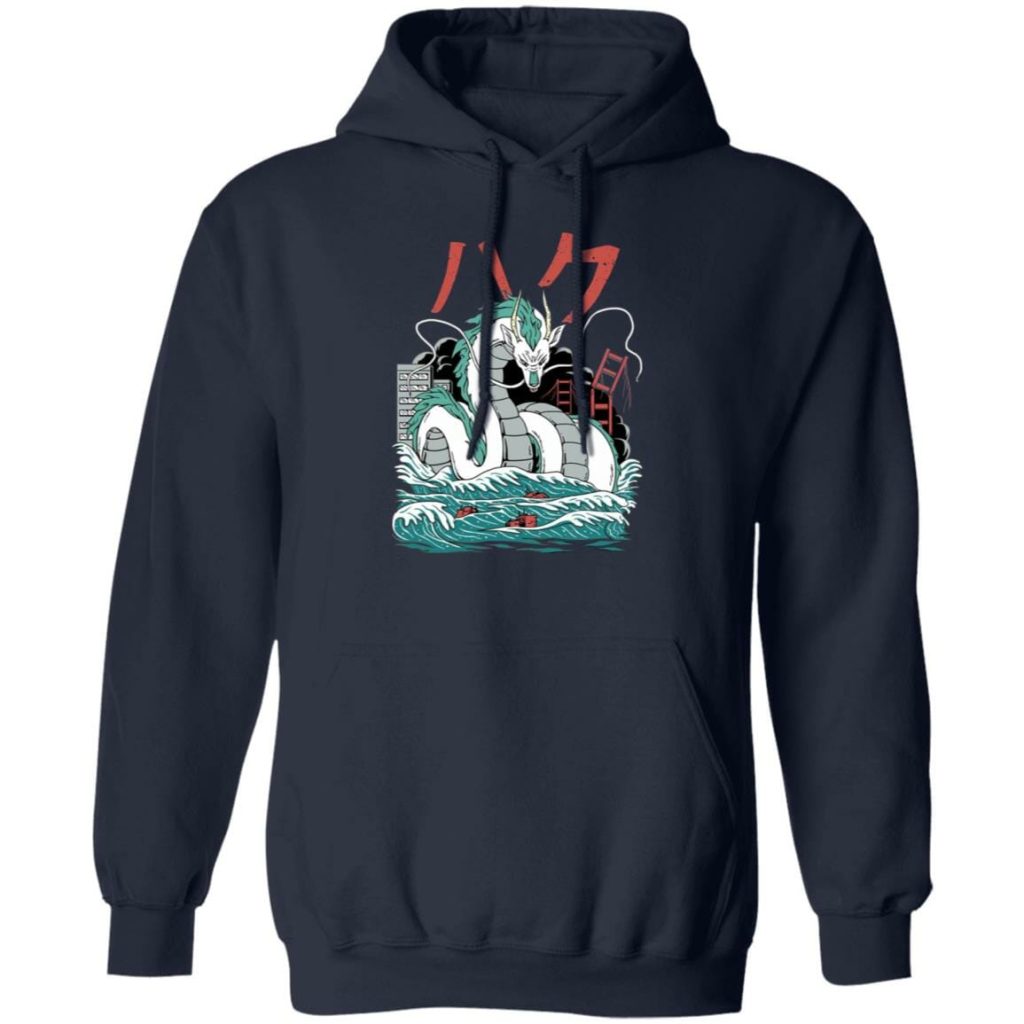 Spirited Away Haku Dragon Harajuku Style Hoodie - Image 5
