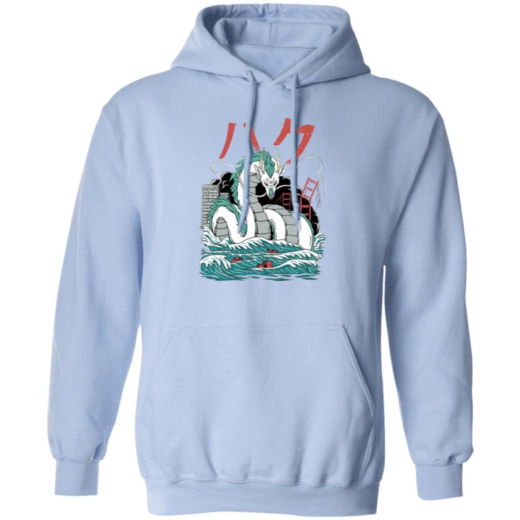 Spirited Away Haku Dragon Harajuku Style Hoodie - Image 7