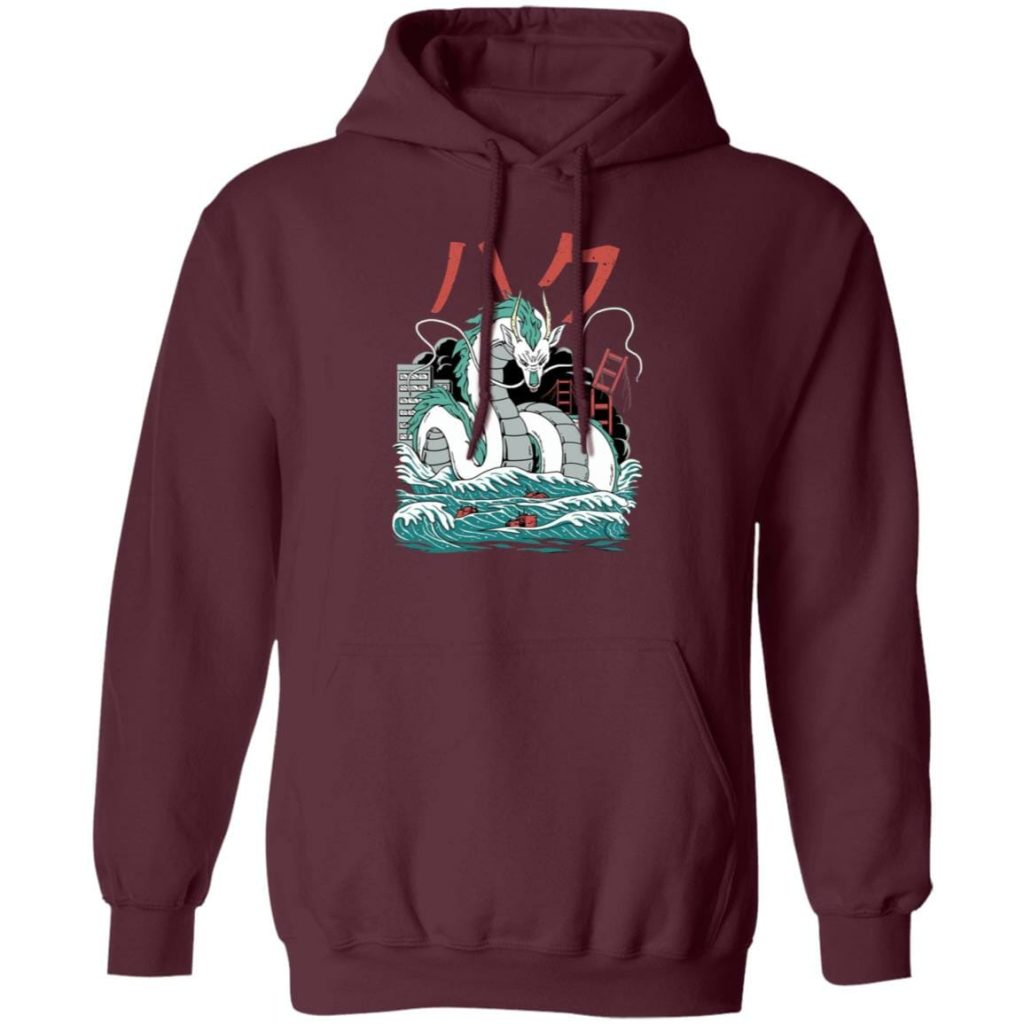 Spirited Away Haku Dragon Harajuku Style Hoodie - Image 9