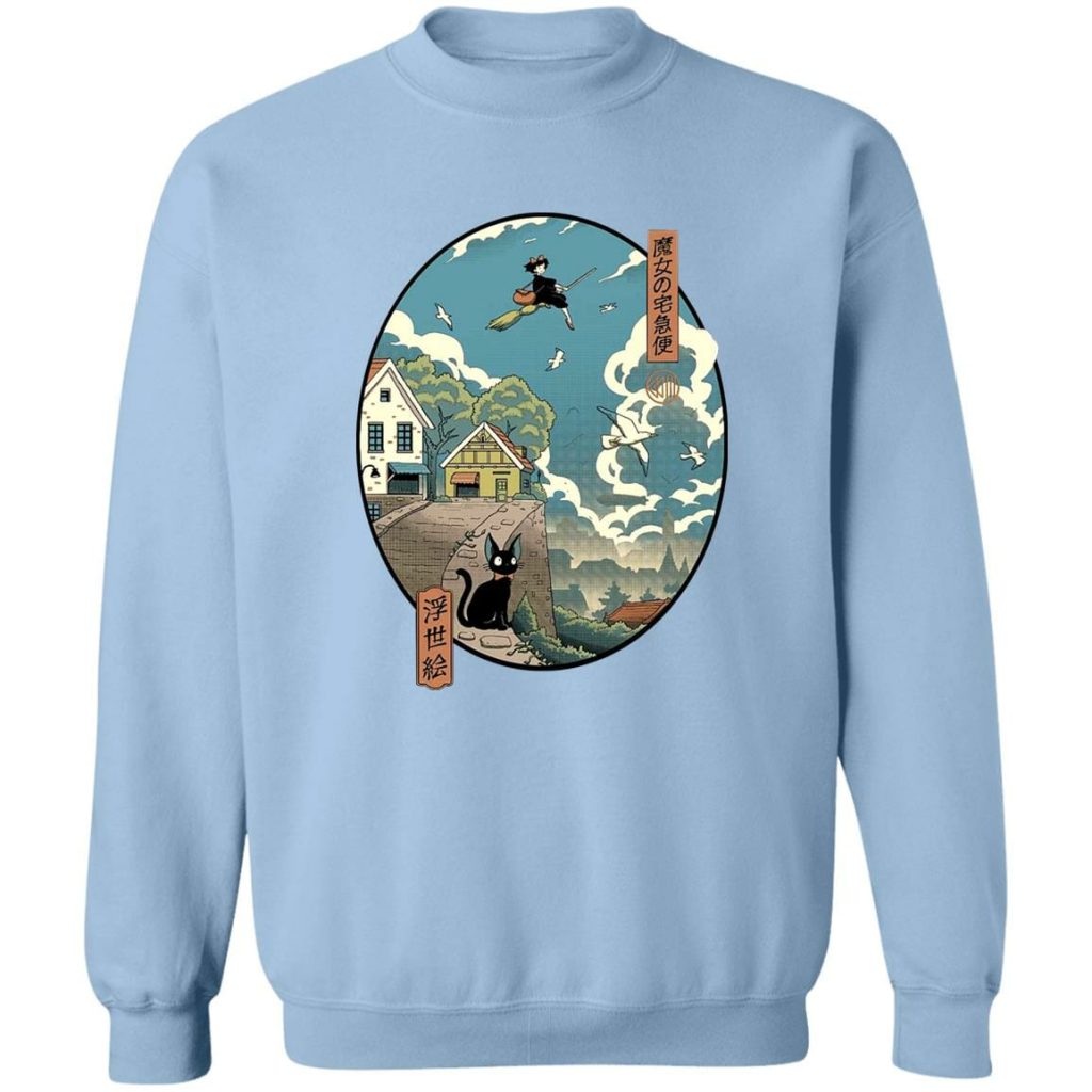 Studio Ghibli Kiki's Delivery Service Ukiyo-E Style Sweatshirt - Image 9