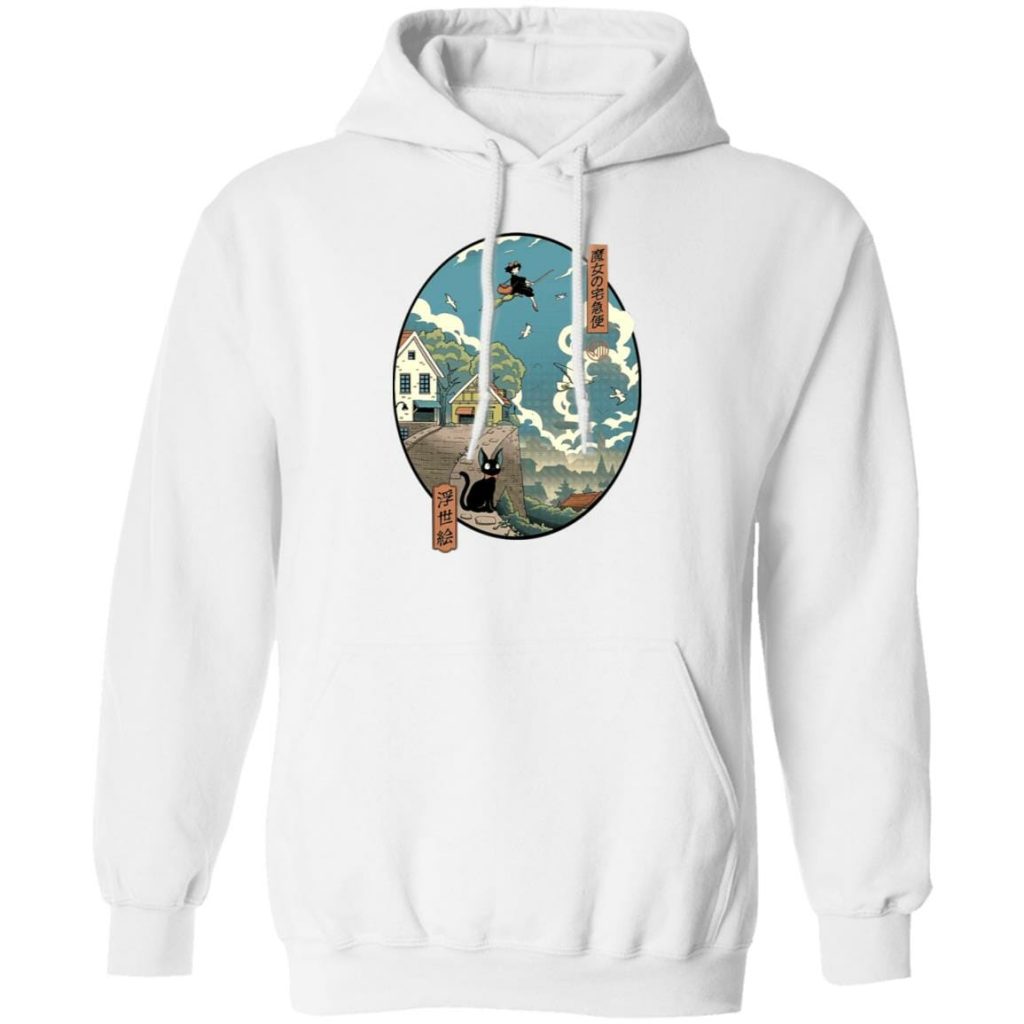 Kiki's Delivery Service Ukiyo-E Style Hoodie - Image 2