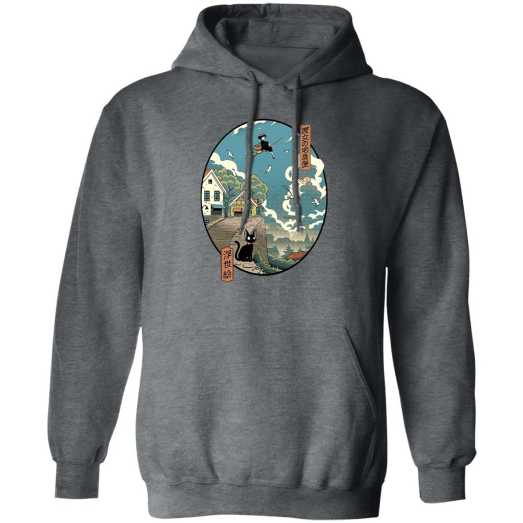 Kiki's Delivery Service Ukiyo-E Style Hoodie - Image 6