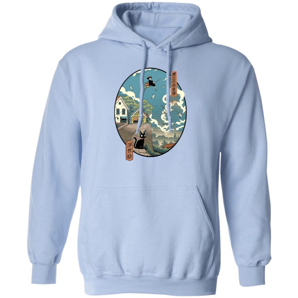 Kiki's Delivery Service Ukiyo-E Style Hoodie - Image 7