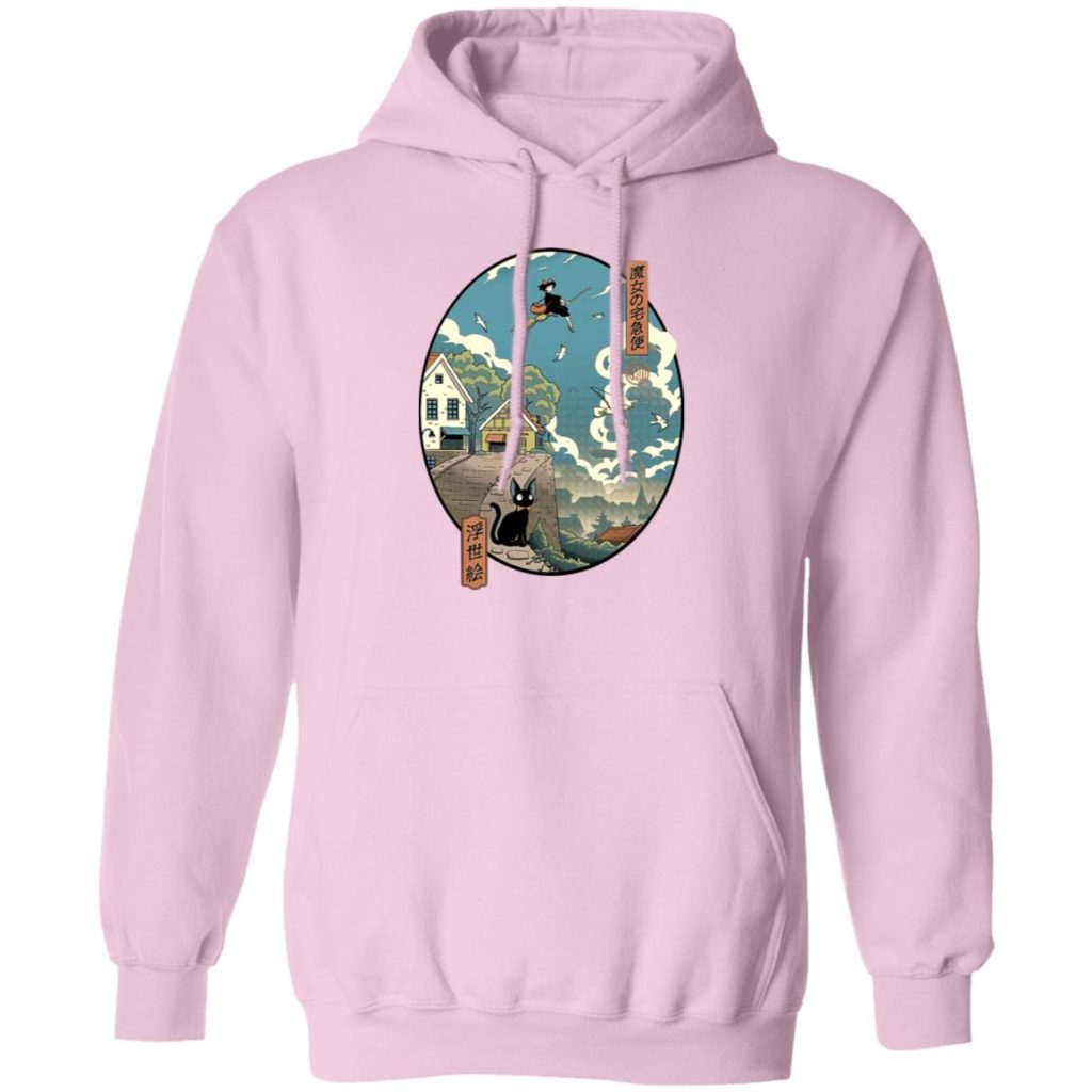 Kiki's Delivery Service Ukiyo-E Style Hoodie - Image 8