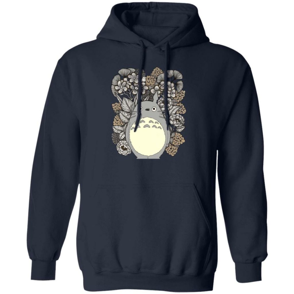 Totoro and Flowers Fanart Hoodie - Image 5