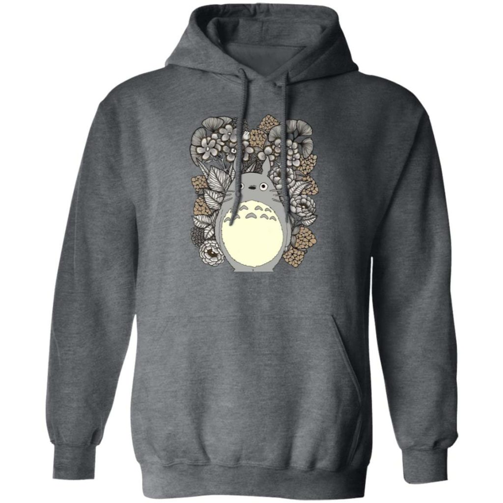 Totoro and Flowers Fanart Hoodie - Image 6
