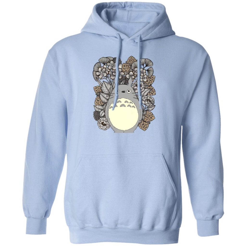Totoro and Flowers Fanart Hoodie - Image 7